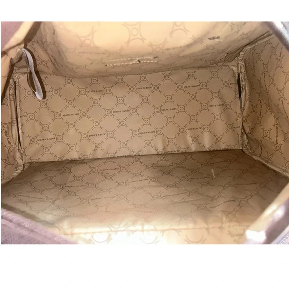 Pierre Cardin Overnight Travel Duffel Bag Brown 15x7.5x10" Strap Missing. - Picture 7 of 7